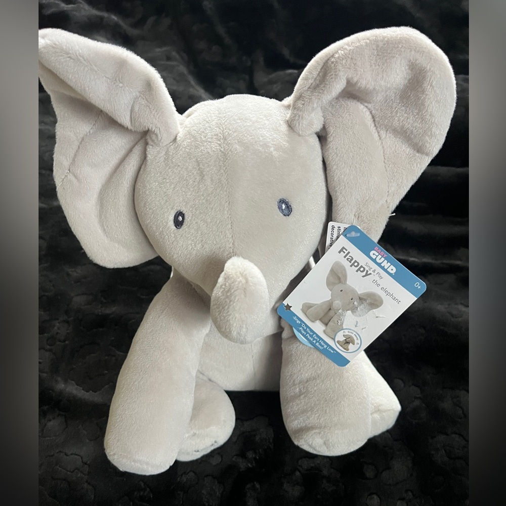 GUND® Flappy the Elephant Animated Plush Toy NEW